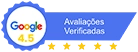 Avaliações 5 estrelas da Casa da Textura no Google, referência em texturas, tintas e revestimentos