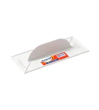 Desempenadeira plástica mini 07x16cm para texturização e retoques.
