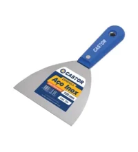 spatula-aco-inox-120mm para aplicação de gesso, massas e texturas.