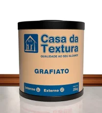 Grafiato Casa da Textura: revestimento acrílico decorativo, resistente e com acabamento sofisticado para áreas internas e externas.