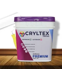 Tinta Acrílica Premium Casa da Textura: acabamento perfeito, alta durabilidade e baixa emissão de odor.